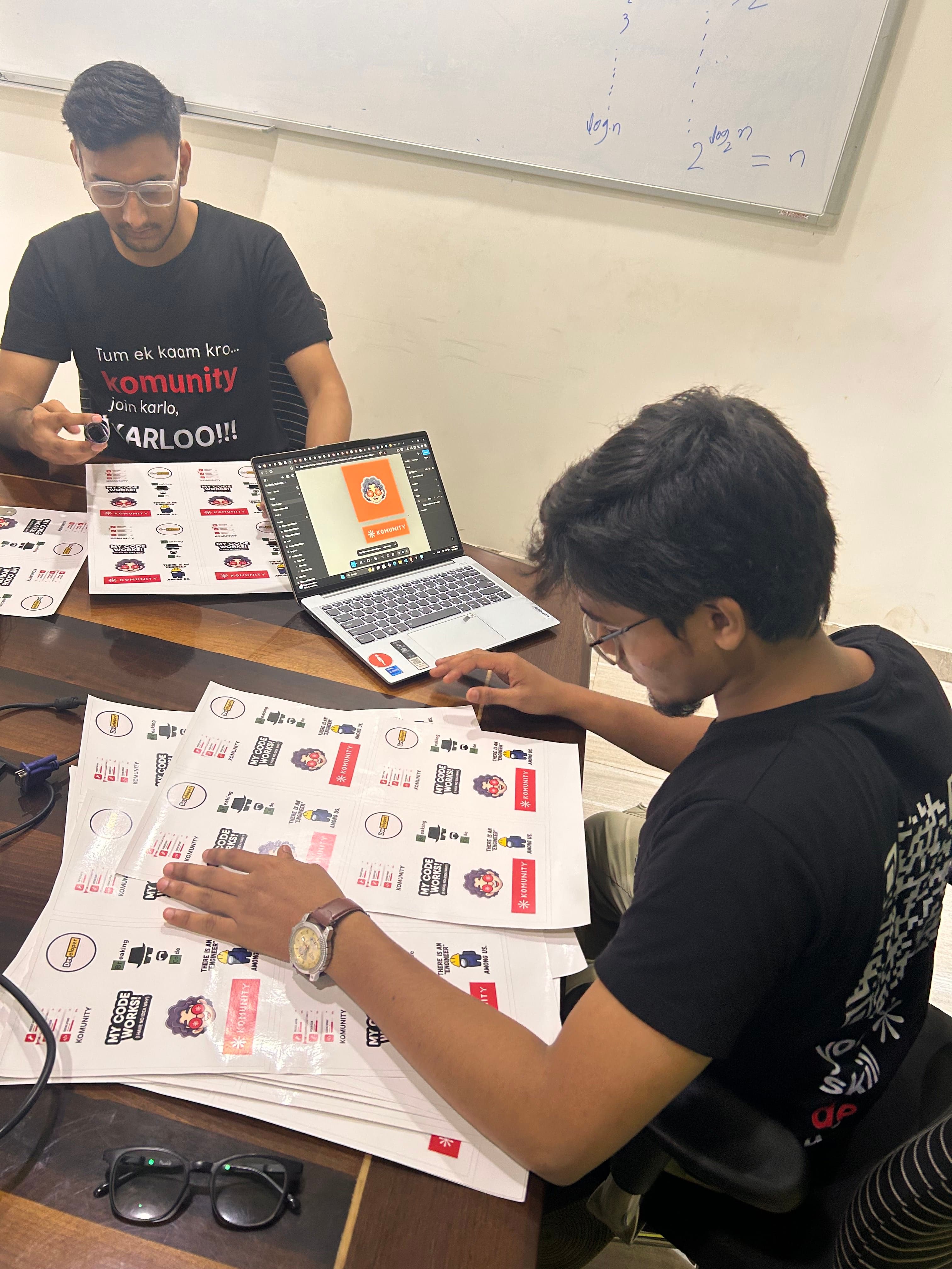 Moments while building komunity
