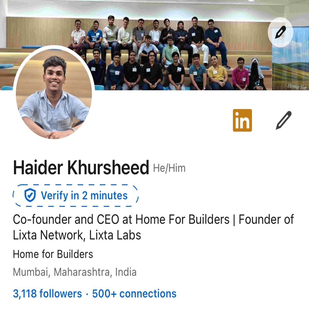 Haider Khursheed - Linkedin